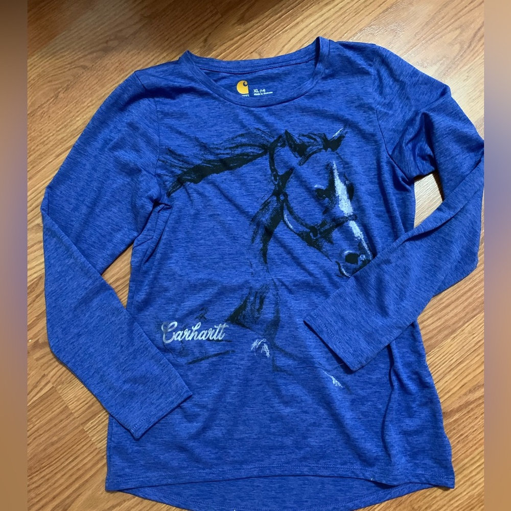 Carhartt Shirt Girls Size 14